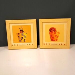 Vintage Anne Geddes Framed Prints ~ Set of 2